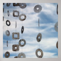 geometrisk sky print