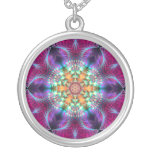 Geometriskt halsband för Fractalblomma *007