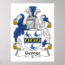 George familjvapensköld print