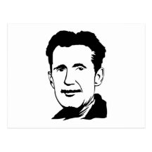 George Orwell porträttvykort