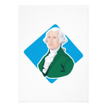 George Washington Anpassade Inbjudan