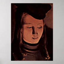 Georges de La Turnera - barn bemannar frontalen Print