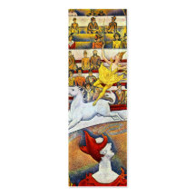 Georges Seurat - cirkusen Visitkort Mallar