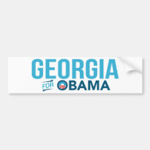 Georgia för den Barack Obama Biden bildekalet