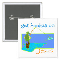 Get hakade på den Jesus fiskaren Nål