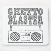Gettoblaster-Mousepad