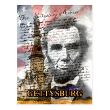 Gettysburg adressvykort