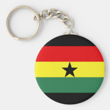 Ghana flagga nyckelring