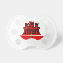 Gibraltar Flag Pacifiers