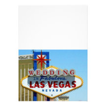 GIFTA SIG i sagolika Las Vegas inbjudningar
