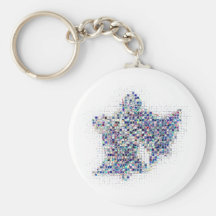 Gifta sig Klockor-färgglada Keychain Nyckel Ring