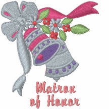 Gifta sig Klockor - Matron av heder Embroidered Shirt