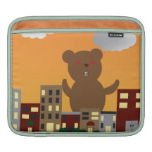 Gigantisk björnRickshawsleeve iPad Sleeve
