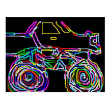 GIGANTISK LASTBIL 4X4 VYKORT