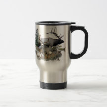 Gigantisk tjurtrofébock kaffe mugg