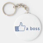 Gilla en chefkeychain nyckelring