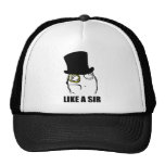 Gilla ett ansikte Meme för herrMonocleursinne Baseball Hat