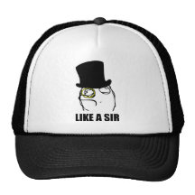 Gilla ett ansikte Meme för herrMonocleursinne Baseball Hat