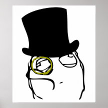 Gilla ett herrursinneansikte Meme Posters