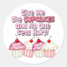 Gimme muffinsen klistermärke
