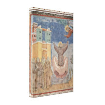 Giotto di Bondone - julen festar i skog Kanvastryck