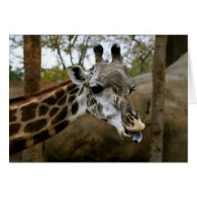 Giraff Hälsnings Kort