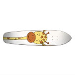 Giraff som framlänges vänder mot. Cartoon. Skate Decks