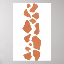 Giraffet lappar affischer