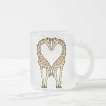 Giraffkärlek Kaffe Koppar