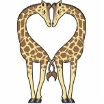 Giraffkärlek Photo Cut Out