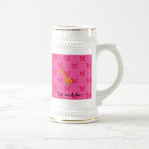 Giraffrosafjärilar Kaffe Muggar