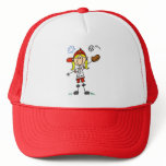 Girl Playing Softball Hat