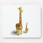 Girrafe och bebisgiraff mus matta