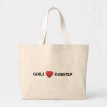 Girsl hjärta Dubstep Tygkassar