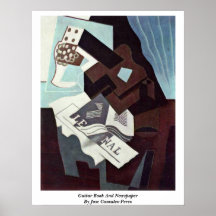 Gitarrbok och tidning av Jose Gonzalez-Perez Posters