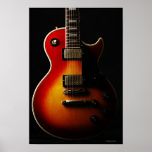 Gitarren instrumenterar posters