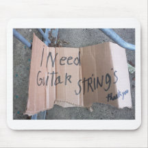 Gitarren stränger musmattor