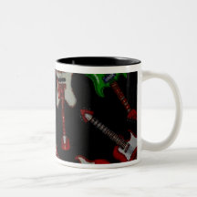 Gitarrer Kaffe Koppar