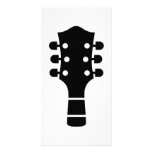 Gitarrhuvud Foto Kort