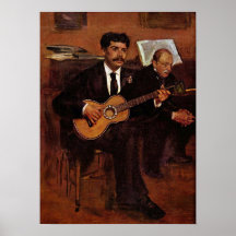 Gitarristpagansna och monsieuren Degas vid Degas Affischer