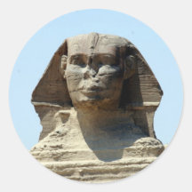 giza underbar sphinx klistermärke