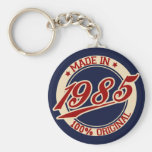 Gjort i 1985 nyckel ring