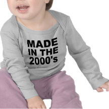 Gjort i 2000sen - födelsedag t-shirts