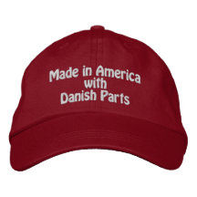 Gjort i Amerika med danskadelar Hatt