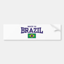 Gjort i Brasilien Bildekal