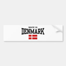 Gjort i Danmark Bildekaler