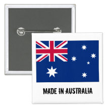 Gjort i den Australien flagga knäppas Knapp Med Nål