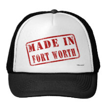 Gjort i Fort Worth Trucker Keps