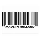 gjort i holland barcodesymbol vykort