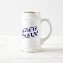 Gjort i manlig kaffe koppar